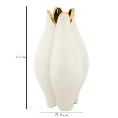 Wazon ceramiczny POTTER 21x40 cm